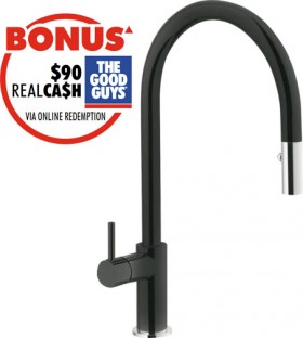 Franke-Verona-Gooseneck-Pullout-Tap-Onyx on sale