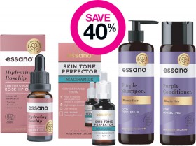 Save-40-on-Essano-Skincare-Haircare-Ranges on sale
