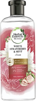 Herbal-Essences-BioRenew-Naked-Clean-White-Strawberry-Sweet-Mint-Shampoo-400mL on sale