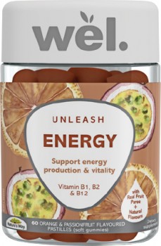 NEW-Natures-Way-Wel-Energy-60-Pastilles on sale