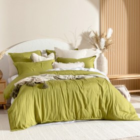 Washed-Linen-Look-Quilt-Cover-Set-by-Essentials on sale