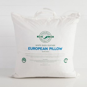 White-Duck-Feather-European-Pillow-by-Greenfirst on sale