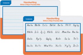 NEW-Studymate-Write-Wipe-Practise-Mat-Handwriting on sale
