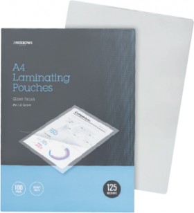 JBurrows-100-Pack-A4-Laminating-Pouches on sale