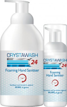 20-off-Crystawash-24-Foaming-Hand-Sanitiser-Range on sale
