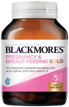 Blackmores-Pregnancy-Breast-Feeding-Gold-60-Capsules on sale