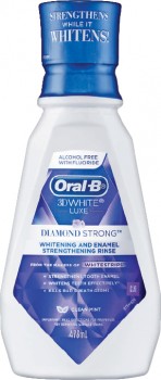 Oral-B-3D-White-Luxe-Diamond-Strong-Mouthwash-473mL on sale