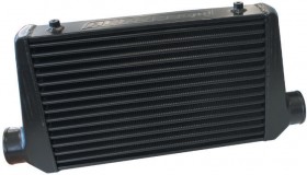 Aeroflow-3-InletOutlet-Aluminium-Universal-Intercooler-Finished-in-Black-Powder-Coat on sale