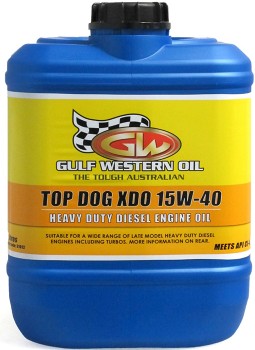 Gulf-Western-Top-Dog-XDO-Diesel-15W40-10Lt on sale
