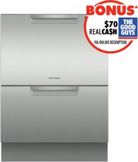 Fisher-Paykel-60cm-Double-DishDrawer-Dishwasher on sale