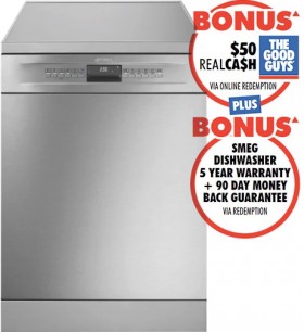 Smeg-60cm-Freestanding-Dishwasher on sale
