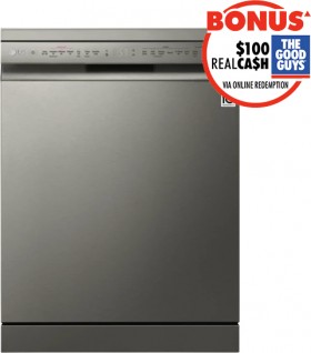 LG-QuadWash-TrueSteam-Dishwasher-Platinum-Steel on sale