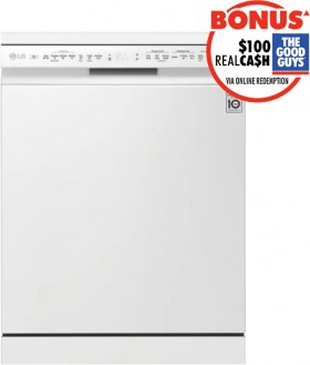 NEW-LG-QuadWash-TrueSteam-Dishwasher-White on sale