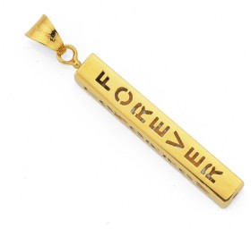 9ct-Gold-Longevity-Bar-Pendant on sale