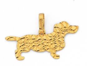 9ct-Gold-Dachshund-Dog-Pendant on sale