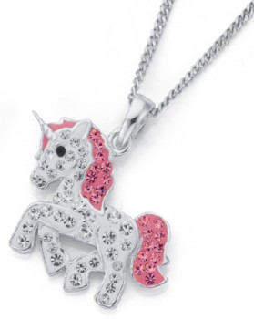 Sterling-Silver-Unicorn-Pendant on sale