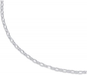 Sterling-Silver-45cm-Oval-Solid-Belcher-Chain on sale