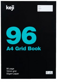 Keji-A4-96-Page-55gsm-Specialty-Exercise-Book-Grid on sale