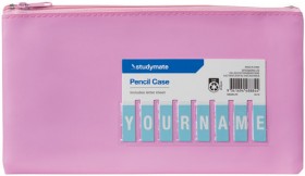 Studymate-Name-Pencil-Case-Small-Light-Pink on sale