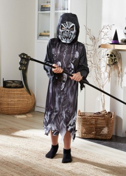 Halloween-Assorted-Plastic-Weapons-Kids-Grim-Reaper-Costume on sale