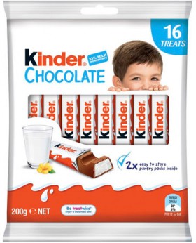 Kinder-16-Pack-Chocolate-Sharepack-200g on sale