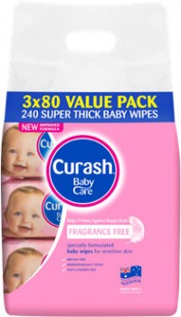 Curash-3-x-80-Pack-Fragrance-Free-Baby-Wipes on sale