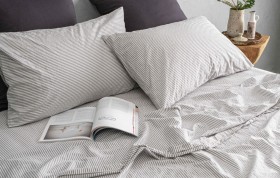 Tontine-Vintage-Wash-Sheet-Sets-Charcoal on sale