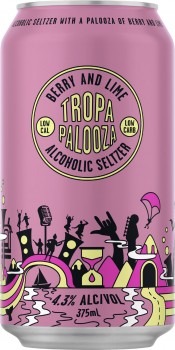 NEW-Tropapalooza-Seltzer-Berry-and-Lime-43-375mL on sale