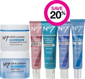 Save-20-on-No7-Skincare-Range on sale