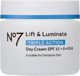No7-Lift-Luminate-Triple-Action-Day-Cream-50mL on sale