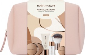 NEW-Nude-by-Nature-Naturally-Radiant-Gift-Set-Medium-7-Piece-Set on sale