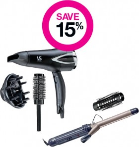 Save-15-on-VS-Sassoon-Beauty-Electrical-Range on sale