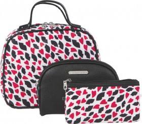 NEW-Models-Prefer-Red-Cosmetic-Bag-Set-3-Piece on sale