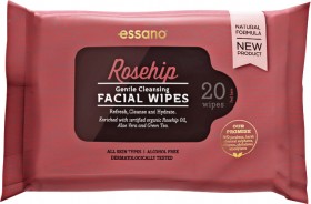 Essano-Rosehip-Gentle-Cleansing-Facial-Wipes-20-Wipes on sale