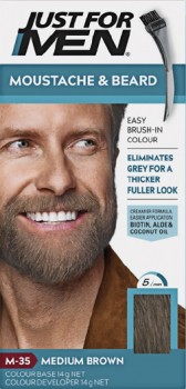 Just-For-Men-Moustache-Beard-Colour-Medium-Brown-40mL on sale