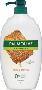 Palmolive-Naturals-Body-Wash-with-Milk-Honey-Extracts-1-Litre on sale