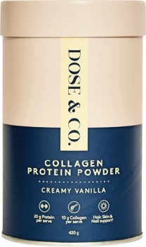 Dose-Co-Vanilla-Protein-Collagen-Powder-420g on sale