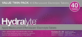 Hydralyte-Apple-Blackcurrant-Flavoured-Effervescent-Electrolyte-Tablet-40-Tablets on sale