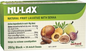 Nu-Lax-Fruit-Laxative-Block-250g on sale
