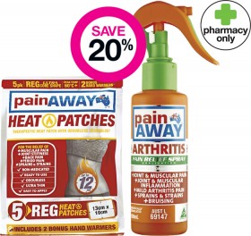 Save-20-on-Selected-Pain-Away-Products on sale