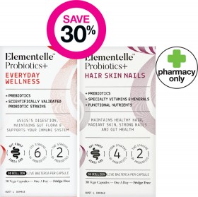 Save-30-on-Elementelle-Probiotics-Range on sale