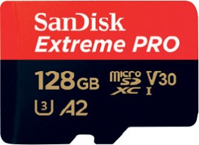 SanDisk-128GB-Extreme-PRO-MicroSDXC-Memory-Card on sale