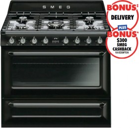 Smeg-90cm-Victoria-Dual-Fuel-Upright-Cooker on sale
