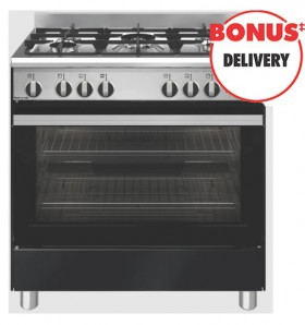 Emilia-80cm-Gas-Upright-Cooker-Black-Gloss on sale