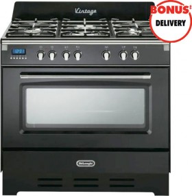 DeLonghi-90cm-Dual-Fuel-Upright-Cooker on sale