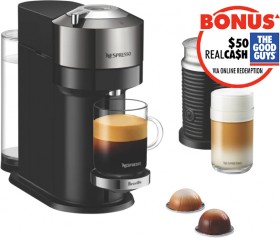 Nespresso-Vertuo-Next-Deluxe-Bundle-Dark-Chrome on sale