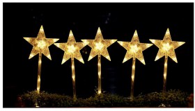 Jolly-Joy-Star-Solar-Garden-Stake-5-Pack on sale