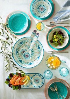 Heritage-Rustic-Swirl-Melamine-Dinnerware on sale