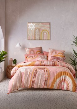 Emma-Stenhouse-X-Vue-Mountain-Star-Cotton-Quilt-Cover-Set on sale