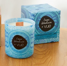 Emma-Stenhouse-X-Vue-Scented-Candle-Blue-Meeting-Place on sale